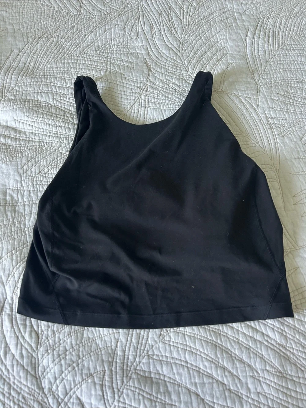 lululemon athletica Black High-Neck Athletic Tank